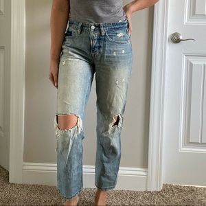 Lucky Brand Destroyed Straight Leg Girl Next Door